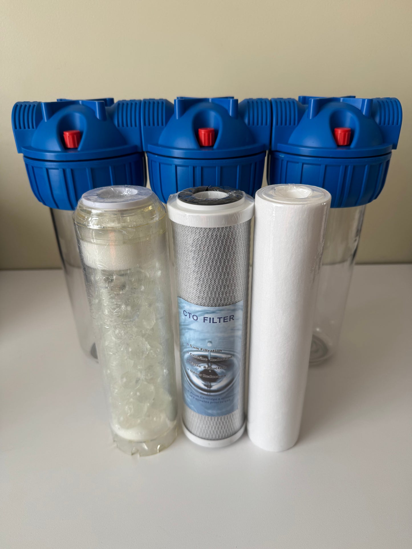 Servicio de recambio de filtro triple (cada 6 meses)