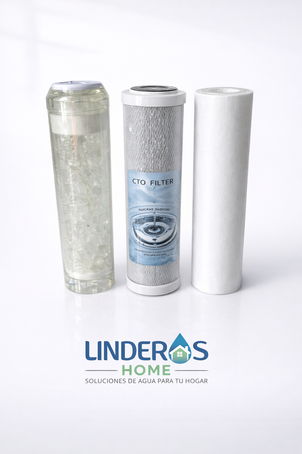 Repuestos Pack Triple Filtro 10" (PP + Carbón + Polifosfato)